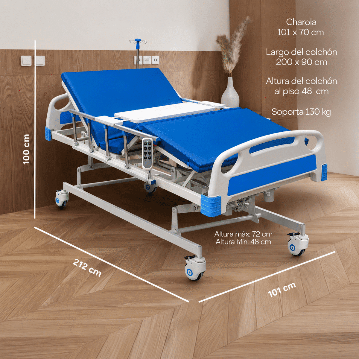 Cama de hospital Electrica Super Low