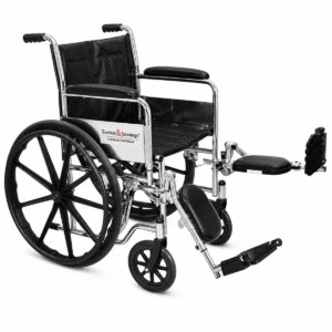 Silla de ruedas Universal Everest & Jennings con elevapiernas