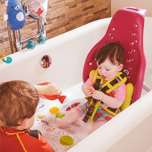 Asiento baño para niños con necesidades especiales