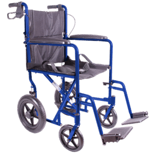 Silla de ruedas de traslado plegable