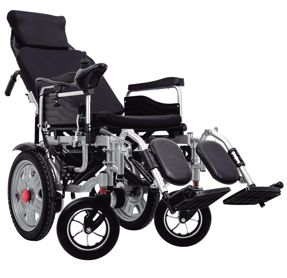 Silla de Ruedas Eléctrica Respaldo Reclinable