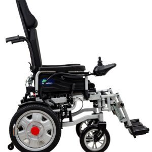Silla de Ruedas Eléctrica Respaldo Reclinable.