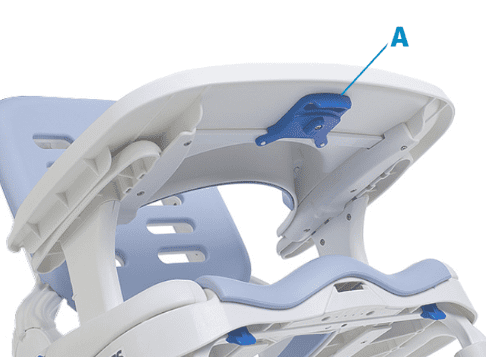 Soporte anterior con bandeja para silla HTS