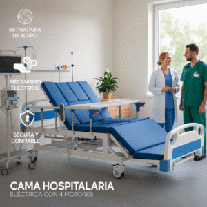 cama hospitalaria eléctrica 6 posiciones